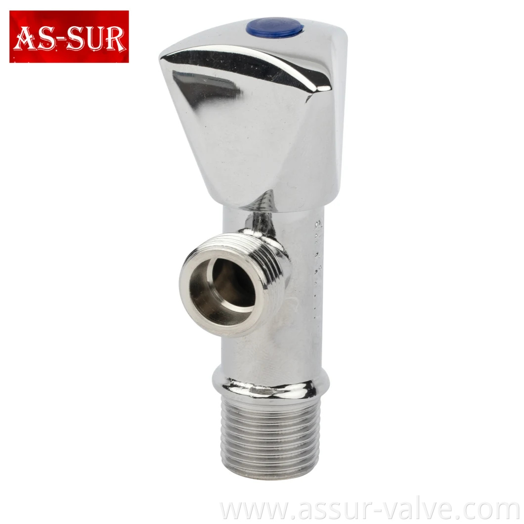 Zinc Alloy Handle Brass Angle Stop Valve as-S017